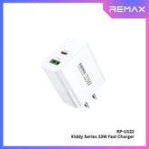 REMAX - RP-U122 Kiddy Series PD+QC Fast Charger (33W) - White